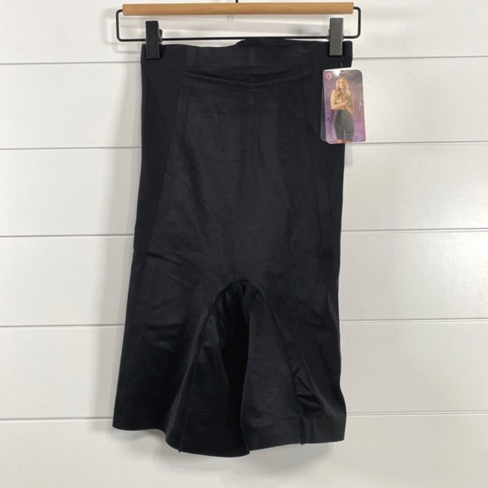 Body‎ Hush Womens The Catwalk Thigh Control Culotte Shapewear sz S NWT Black